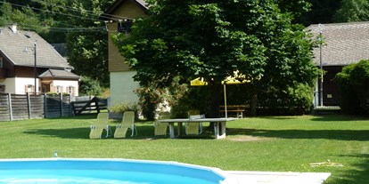 Pensionen - Pool - Salzburg - Garten mit Schwimmbad - Pension Appartements Kempenbruck