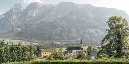 Pensionen - Umgebungsschwerpunkt: Berg - Steiermark - Ausblick vom Haus Gassner Richtung Süden. - Privatzimmer und Ferienwohnungen Gassner