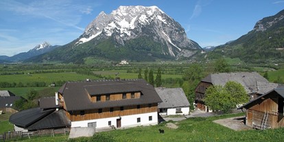 Pensionen - Steiermark - Das Haus mit dem größten Monoliten Europas...der Grimming. - Ortnerhof Ennstal