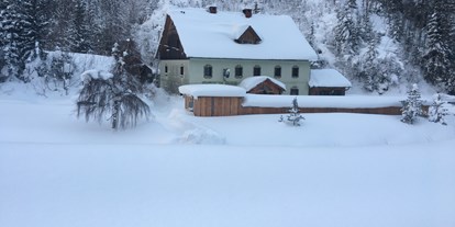 Pensionen - weitere Verpflegungsmöglichkeiten: Abendessen - Steiermark - tief verschneites ruhiges Plätzchen mitten im Schnee - Gasthaus Brodjäger