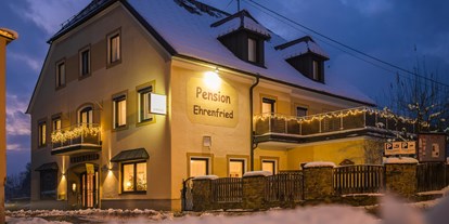 Pensionen - Steiermark - Außenansicht Winter - Pension Ehrenfried