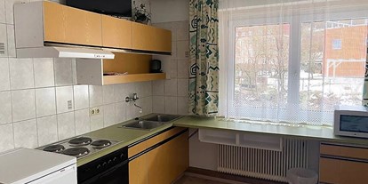 Pensionen - Umgebungsschwerpunkt: Stadt - Steiermark - Küche im Apartment "Veitsch" - Frühstückspension Hermine Fraiß