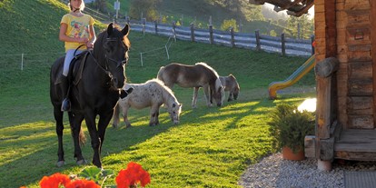 Pensionen - Umgebungsschwerpunkt: am Land - Schladming-Dachstein - Pony und Haflingerreiten im Sommer - Hotel-Pension Bruckreiterhof