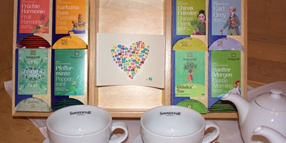 Pensionen - Thermenland Steiermark - Gerne können Sie sich auch jederzeit an unserem ausgewogenen Tee-Buffet bedienen. - Pension Lammerhof