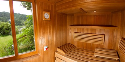 Pensionen - Kärnten - Sauna mit Gartenblick - Pension Bergblick am Weissensee