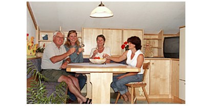 Pensionen - Umgebungsschwerpunkt: Therme - Salzburg - wohnküche der ferienwohnung - Oberfarnwang