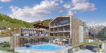 Pensionen - Pool - Tirol - Grünwald Resort Sölden Aparthotel