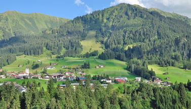 Landschaft im Kleinwalsertal