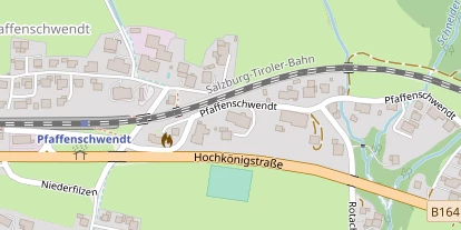 Pension auf Satellitenbild
