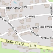 Pension auf Karte
