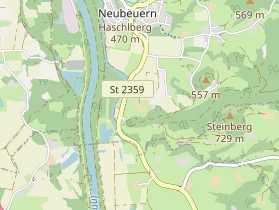 Pension auf Karte