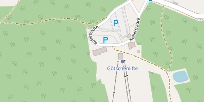 Pension auf Satellitenbild