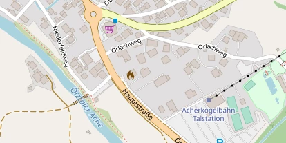 Pension auf Satellitenbild