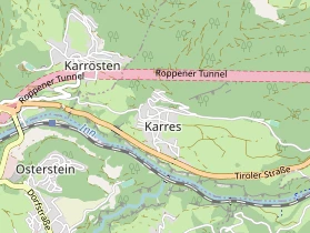 Pension auf Karte