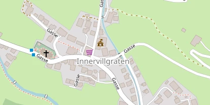 Pension auf Satellitenbild