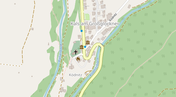 Pension auf Satellitenbild