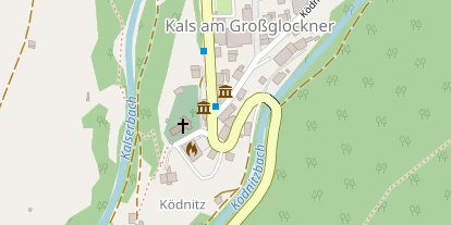 Pension auf Satellitenbild