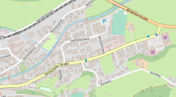 Pension auf Satellitenbild