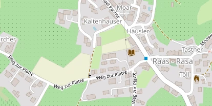 Pension auf Satellitenbild