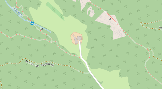 Pension auf Satellitenbild