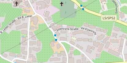 Pension auf Satellitenbild