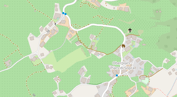 Pension auf Satellitenbild