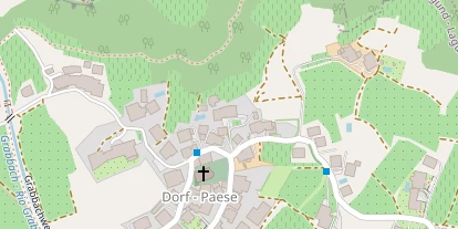 Pension auf Satellitenbild