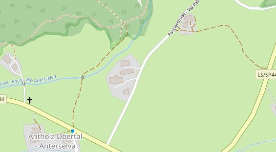 Pension auf Satellitenbild