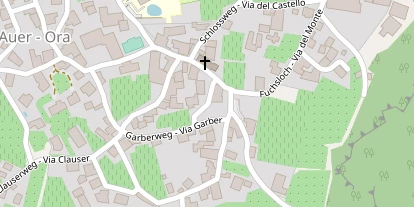 Pension auf Satellitenbild