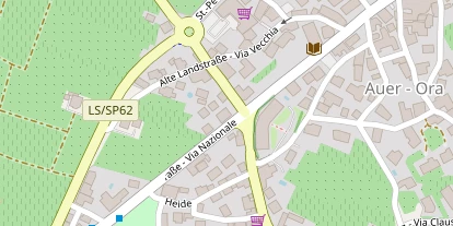 Pension auf Satellitenbild