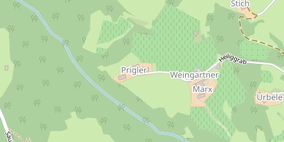 Pension auf Satellitenbild