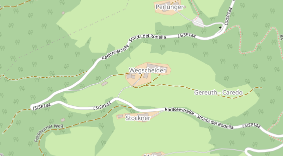 Pension auf Satellitenbild