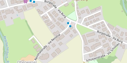 Pension auf Satellitenbild