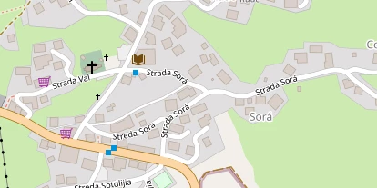 Pension auf Satellitenbild