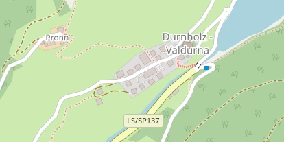 Pension auf Satellitenbild