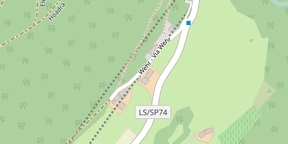 Pension auf Satellitenbild