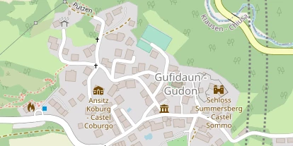 Pension auf Satellitenbild