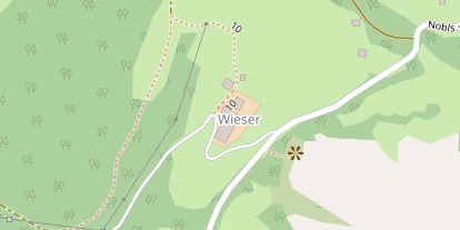 Pension auf Satellitenbild