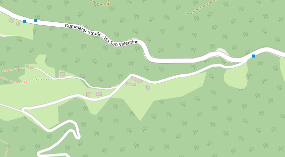 Pension auf Satellitenbild