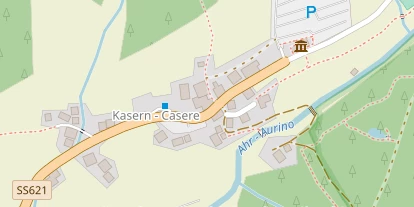 Pension auf Satellitenbild