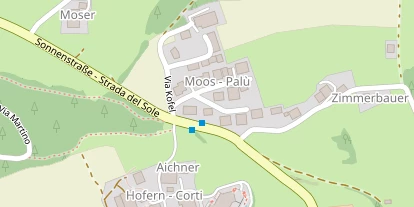 Pension auf Satellitenbild