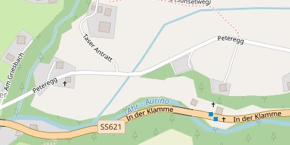 Pension auf Satellitenbild