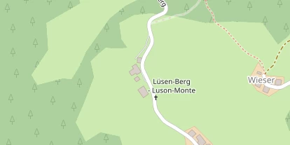 Pension auf Satellitenbild