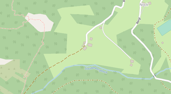 Pension auf Satellitenbild