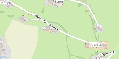 Pension auf Satellitenbild