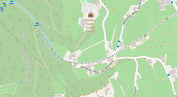 Pension auf Satellitenbild