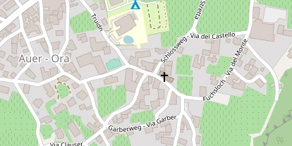 Pension auf Satellitenbild