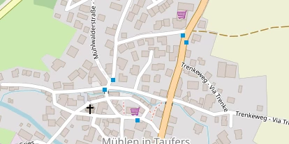 Pension auf Satellitenbild