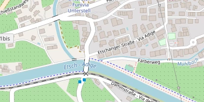 Pension auf Satellitenbild