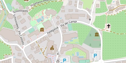 Pension auf Satellitenbild